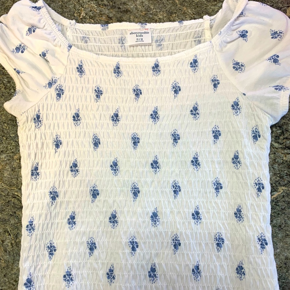 Girls Abercrombie Kids smocked top